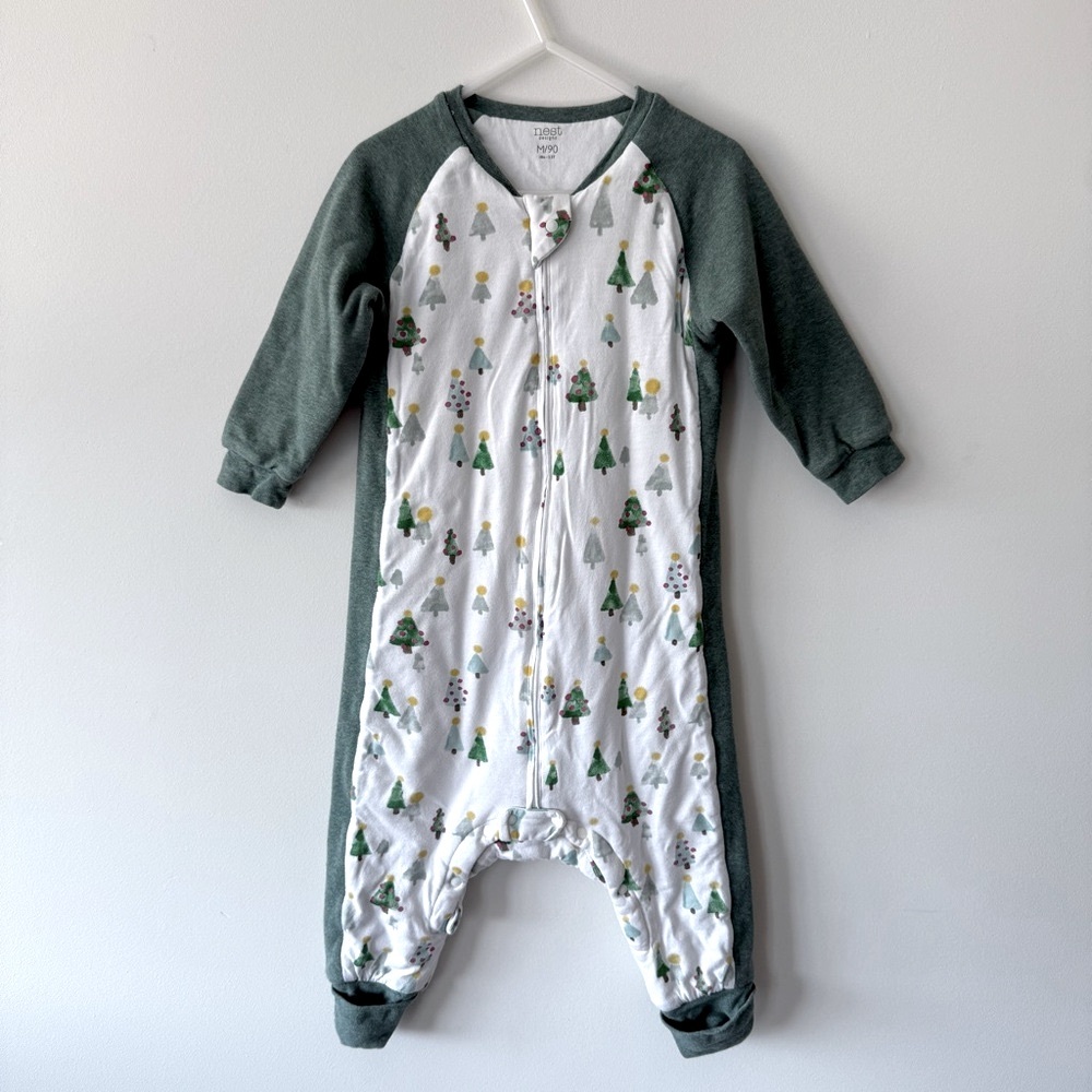 Nest Designs Bamboo Long Sleeve Footed Sleep Bag Twinkle Trees